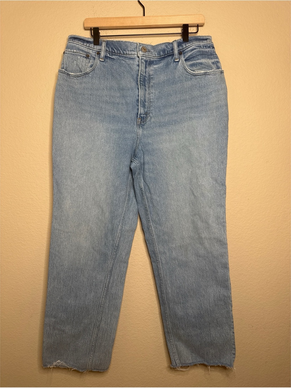 Abercrombie & Fitch The‎ ‘90s Straight Ultra High Rise Curve Love Jeans Size 16